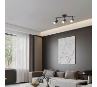 Споти VALESO INN-23053BK чорний на 3 плафони